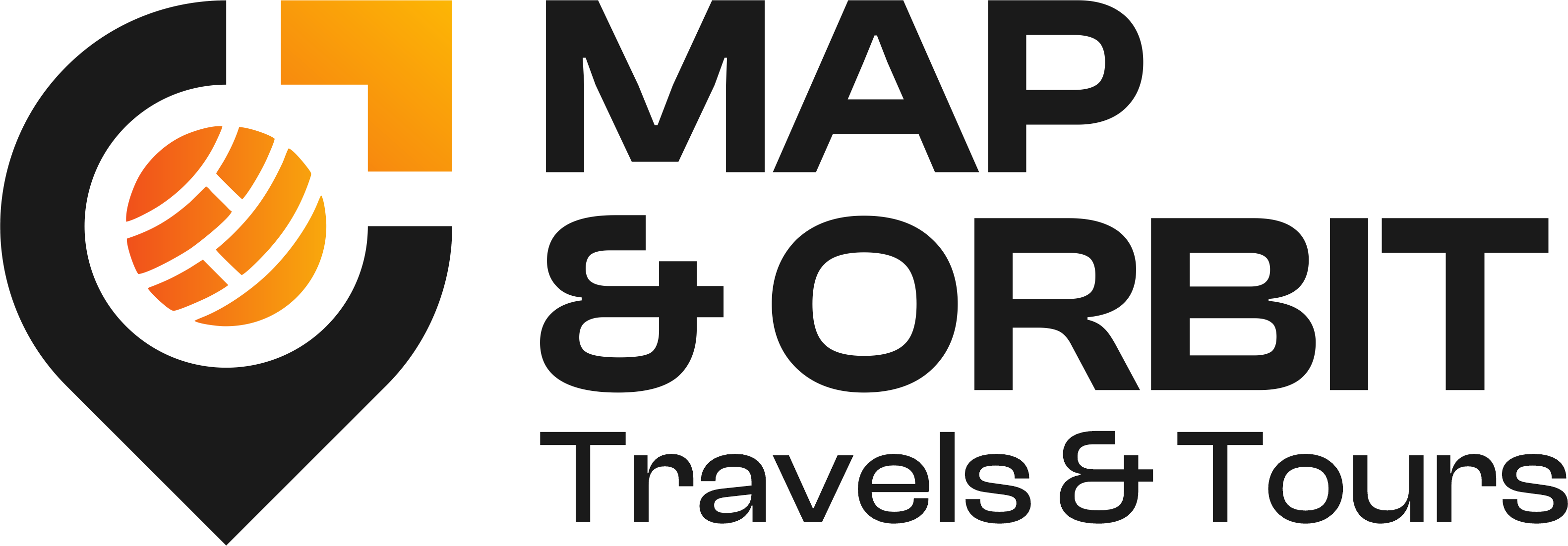 Map & Orbit Travel Logo